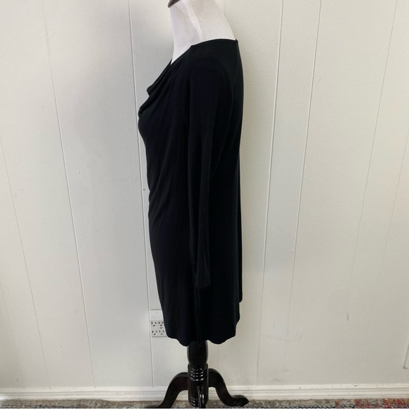 SOMA Loungewear Black Luxuriously Soft Black Cowl Neck Tunic Women's Size XS - Picture 11 of 15